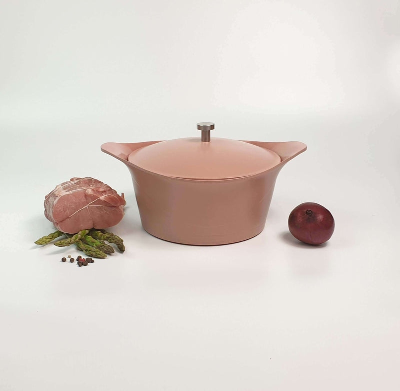 Cocotte 28 cm Cookut, rose guimauve