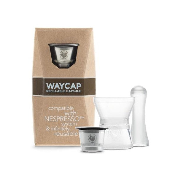 Capsule WayCap Nespresso, un choix durable pour savourer votre café préféré sans déchets, réutilisables à l'infini pour une solution pratique.